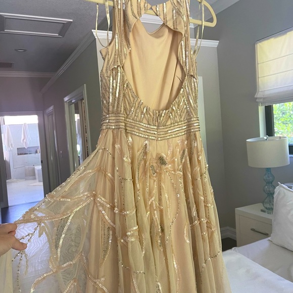 Aidan Mattox Beaded Cocktail Dress Aidan Mattox Beaded Cocktail Dress